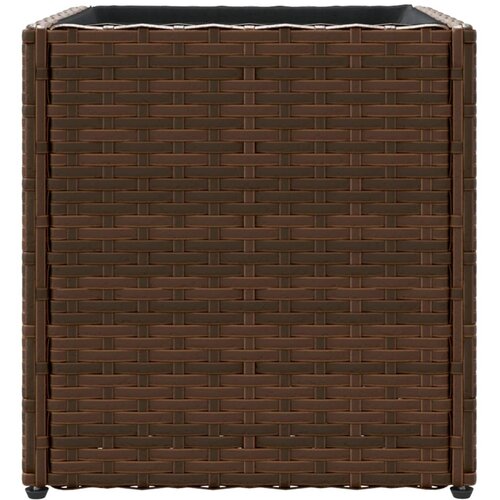  Vrtna sadilica smeđa 36 x 30 x 32 cm od poliratana Slike