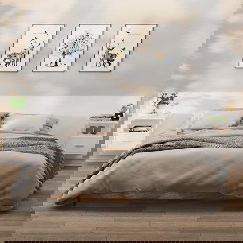 vidaXL Zidni noćni ormarići 2 kom bijeli Cijene