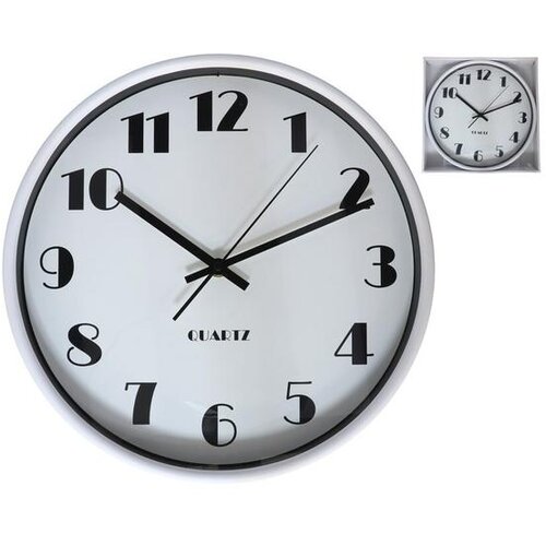  ZIDNI SAT KIRA 30CM BIJELI Slike