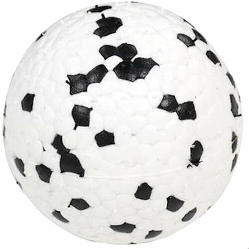 M_Pets lopta za pse Bloom II crno-bela Cene