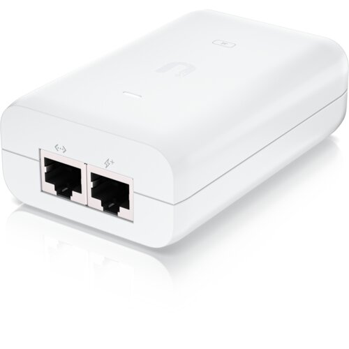 Ubiquiti U-POE+ adapter 30W, powers UniFi PoE+ devices, reduce dependency on PoE switch power, Contains RJ45 data input, AC cabl Slike