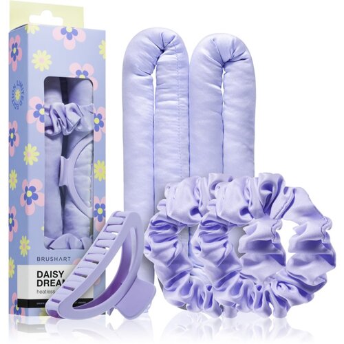 BrushArt Hair Heatless hair curling set set za kodranje las Pink 4 kos Cene