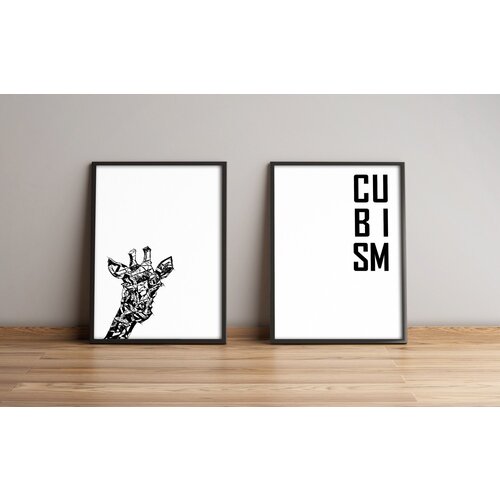 Wallity 2Pysct-030 multicolor decorative framed mdf painting (2 pieces) Cene