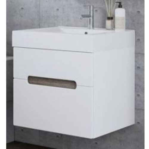 Tboss kopalniška omarica luna 60 cm bela visoki sijaj Cene