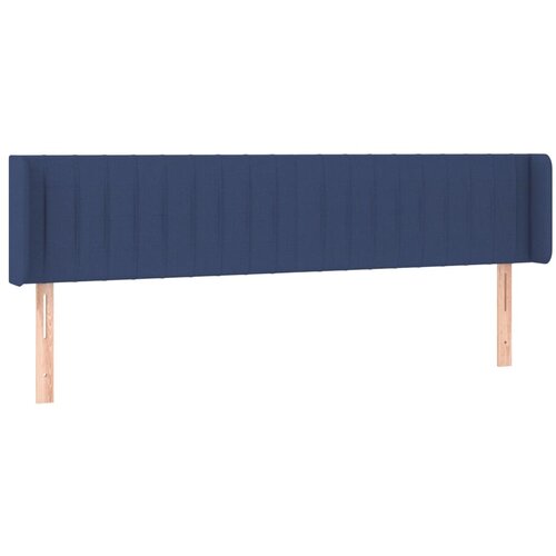 Maison Chic vzglavna omarica - nočna omarica - posteljna omarica z u&amp;scaron;esi modro 203x16x78/88 cm blago, (21708664) Slike