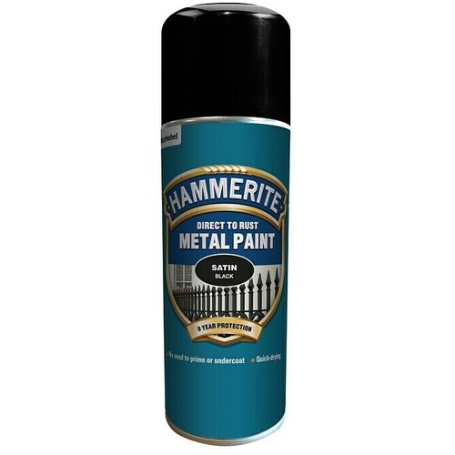 HAMMERITE Lak u spreju Satin (Mat, 400 ml, Crna) Cijene