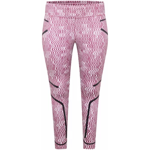 ADIDAS BY STELLA MCCARTNEY Sportske hlače roza / crna / bijela