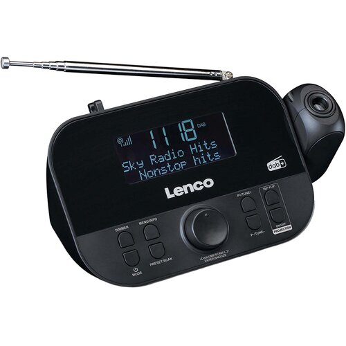 Lenco DAB+/FM radio budilka 2,6" LCD zaslon funkcija dremeža, Črna, (5000231727) Cene