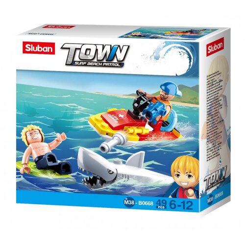 Sluban KOCKE, SPASAVANJE NA PLAŽI 49 KOM Cene