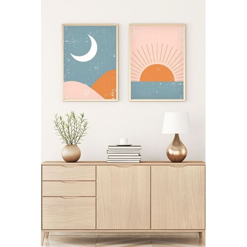 WALLXPERT Huhu6 uramljena slika, 50x70 cm, 2 dijela Cene