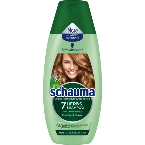 Schauma 7 Herbs Freshness Shampoo osvežilen šampon z zelišči za ženske