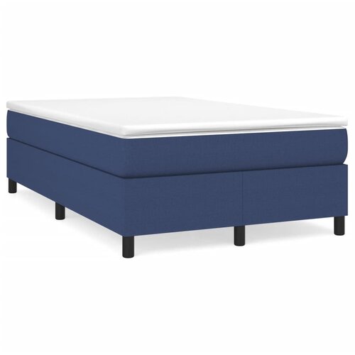 Maison Chic Box spring postelja - Vzmetna postelja z vzmetnico moder 120x200 cm blago SL6417, (21887246) Cene