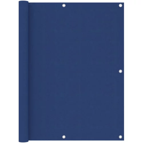 vidaXL Balkonsko platno modro 120x400 cm oksford blago