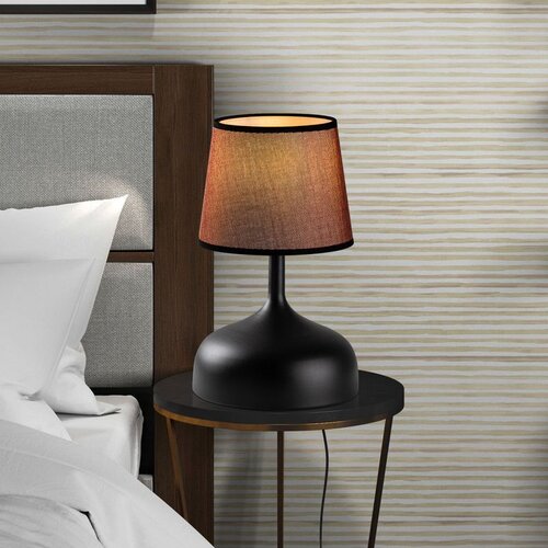 Opviq bulbous - 15451 blackbrown table lamp Cene