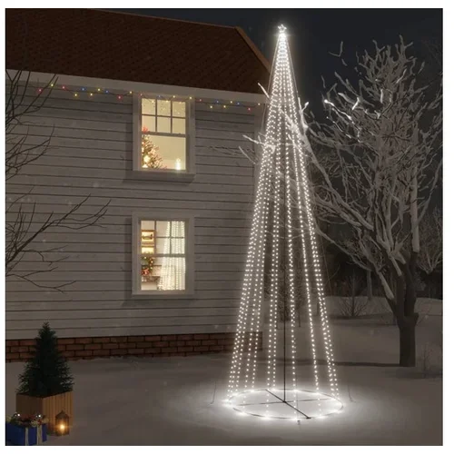  Božično drevesce stožec 1134 hladno belih LED diod 230x800 cm