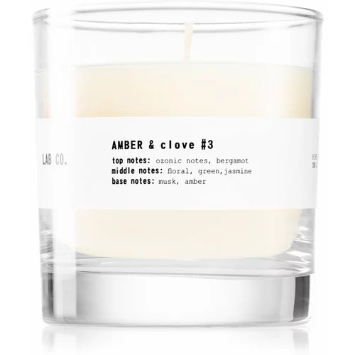 Ambientair Lab Co. Amber & Clove mirisna svijeća 200 g