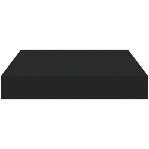  Plutajuće zidne police 4 kom crne 23 x 23,5 x 3,8 cm MDF Slike