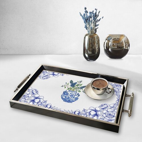 Aberto Design Poslužavnik TPG9908 50 x 29 x 3.5 cm, Šareni Cene