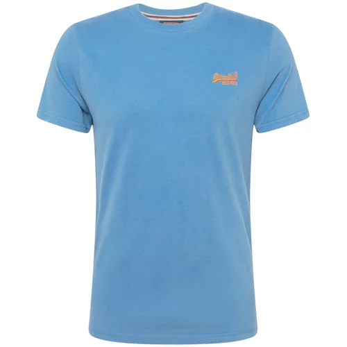 Superdry Majica neonsko modra / oranžna