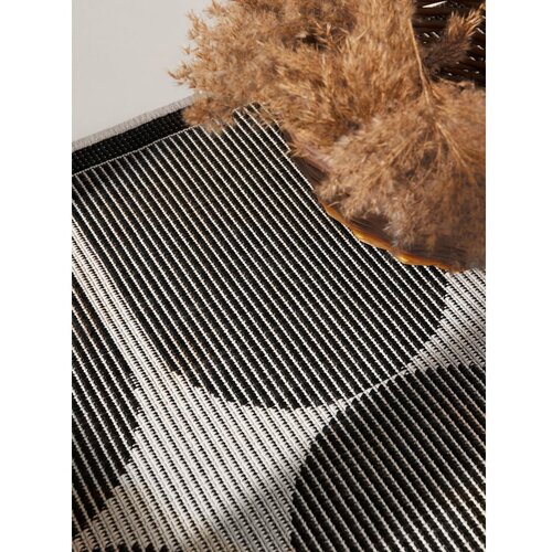 NORTHRUGS Črno-bel zunanji in notranji tekač 80x250 cm Duet Bowen &amp;ndash; Slike