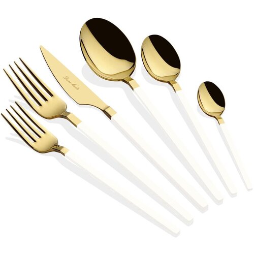 Hermia Set pribora za jelo, 36 komada, Beli Cene