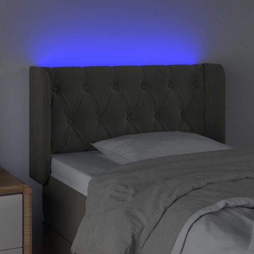  LED uzglavlje tamnosivo 83x16x78/88 cm bar&amp;scaron;unasto Slike