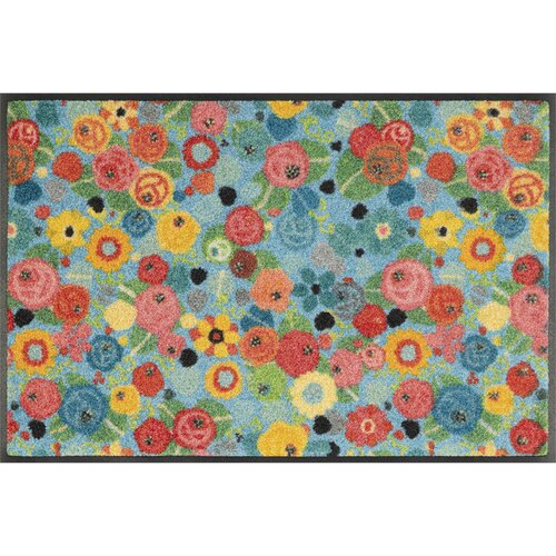 wash+dry PREDPRAŽNIK Flower power 50/75 cm potiskano večbarvno Cene