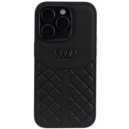 Audi OVITEK PRAVO USNJE ZA IPHONE 14 PRO USNJENI OVITEK ČRNO, (21910597) Cene
