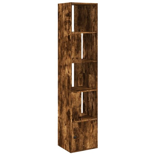 Maison Chic Knjižna omara - Knjižni regal dimljeni hrast 40x36x189 cm inženirski les, (21725815) Slike