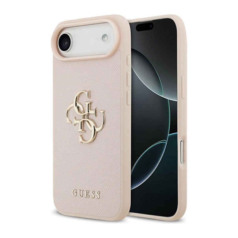  Maska Guess Grained Big 4G & Classic Logo do iPhone Air pink Cene