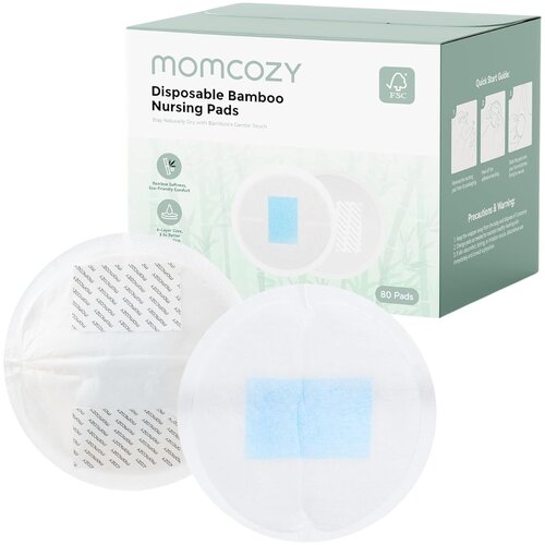 Momcozy prsne blazinice iz bambusovih vlaken (80 kosov) Cene