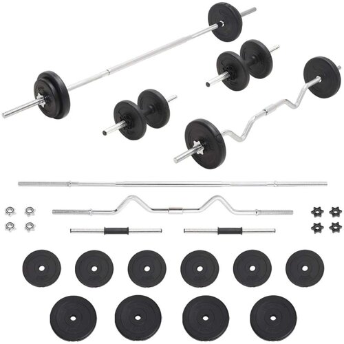  Set dvoručnih i jednoručnih utega 30 kg Slike
