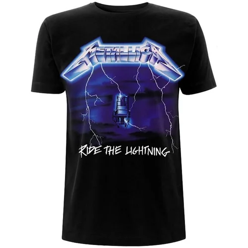 Metallica Košulja Unisex Ride The Lightning Tracks Black M