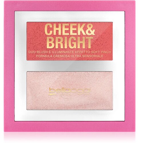 bellaoggi Cheek & Bright rdečilo z osvetljevalcem odtenek Posh Rose 5 g Cene