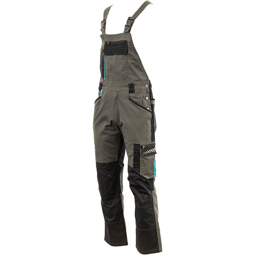  Radne farmer hlače BERGEN FLEX sive Slike