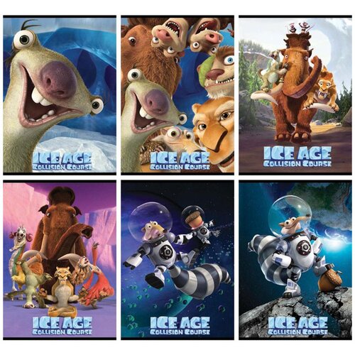 Simpo zvezek A4 ice age, brezčrtni, 54 listov, sortirano, 1 kos Cene
