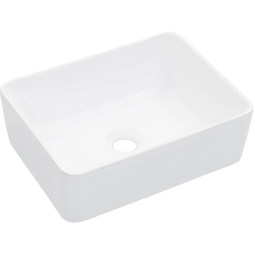  Umivaonik 40 x 30 x 13 cm keramički bijeli Slike