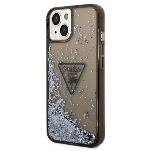 Guess gUHCP14MLFCTPK silikonski ovitek za iPhone 14 Plus 6.7 - črn z bleščicami Cene