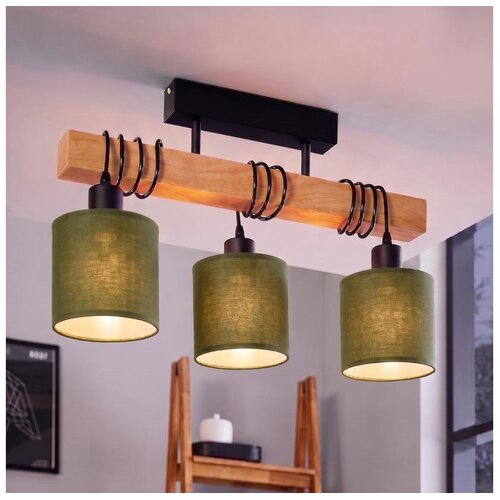 Brilagi plafonska visilica nubila 3xE27/60W/230V borovina/zelena Cene
