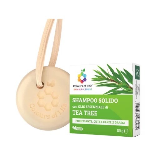 Optima Naturals Colours of Life Tea Tree Solid Shampoo