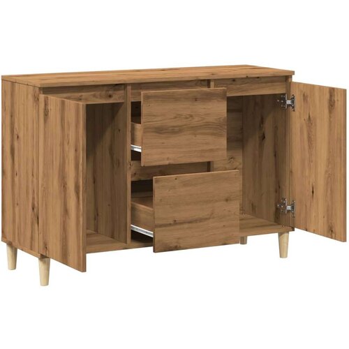 VidaXL Komoda boja hrasta artisan 102x35x70 cm konstruirano drvo Slike