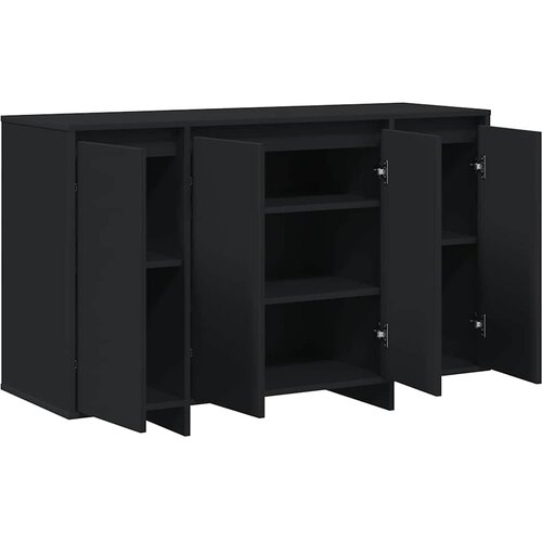  Kreveta Crna 120 x 41 x 75 cm Konstruirano drvo Slike