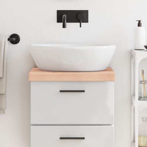 VidaXL Kopalni&amp;scaron;ki pult 40x40x(2-6) cm neobdelan trden les Slike