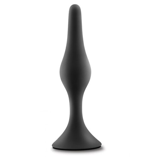  Butt plug Platinum M, 10.6cm, Crni Slike