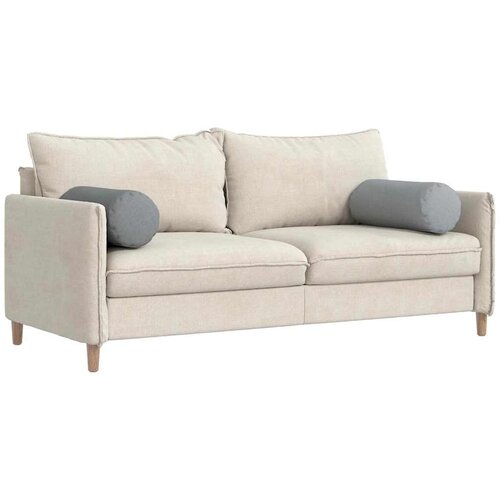  Valjkasti jastučići 2 pcs Svijetlo siva &amp;Oslash; 25 x 70 cm tkanina Slike