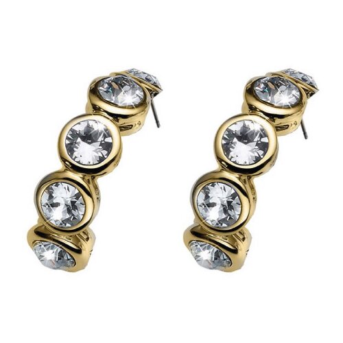  Ženske oliver weber tennis gold crystal mindjuŠe sa belim swarovski kristalima ( 22758g ) Cene