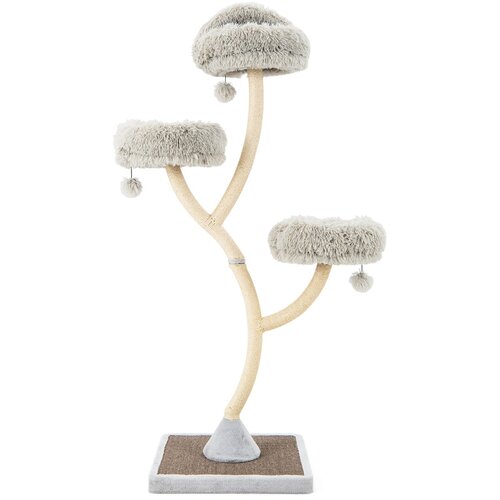 Costway Praskalnik za mačke s sisalom Tree Lair 59 x 59 x 178 cm, (5000299910) Slike