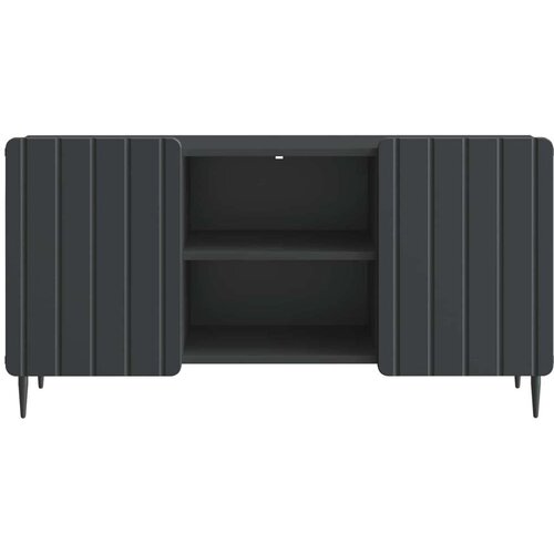 VidaXL TV ormar Crna 102 x 34 5 x 52 cm Konstruirano drvo - Crna Slike