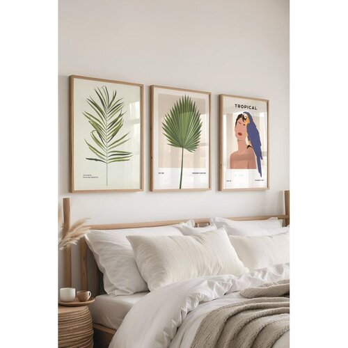 WALLXPERT &Ccedil;-300612 - 5070 Vi&scaron;enamenski Set Dekorativnih Slika (3 Komada) Cene