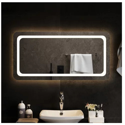  LED kopalniško ogledalo 100x50 cm